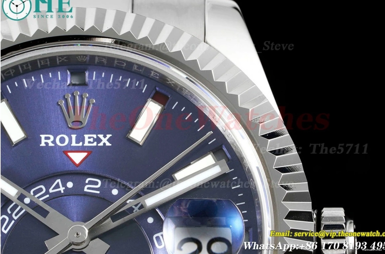 SS 326934 SkyDweller 42mm Stk A9001 FNF Blue SS 0111